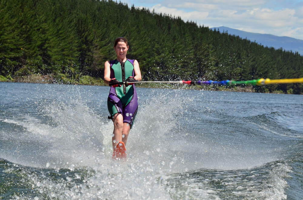 water skier woman